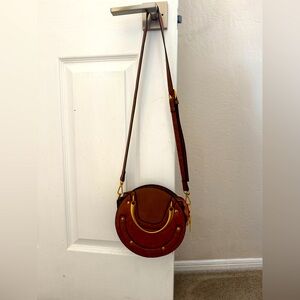 Boutique Brown Leather Crossbody Bag